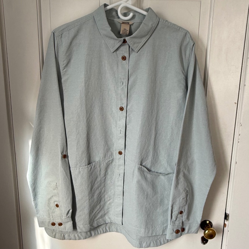 Duluth Trading Womens Heirloom Gardening Shirt - Green